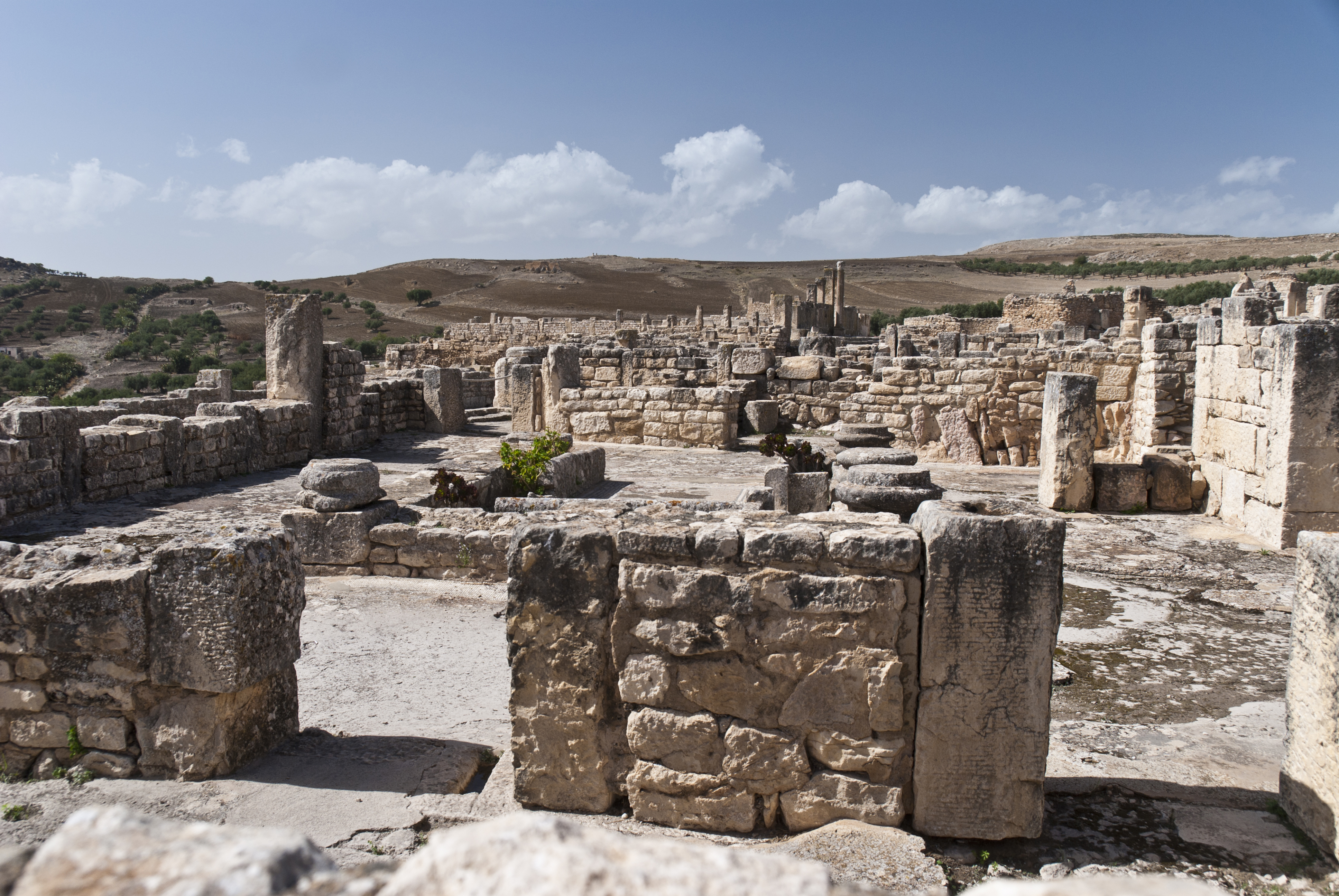 Dougga - römisch archäologische Stätte